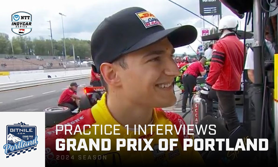 thumbnail for Driver Reaction from Practice for the 2024 BITNILE.COM Grand Prix of Portland