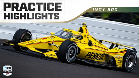 thumbnail for Extended Highlights: 2025 Indianapolis 500 - Practice Day 2