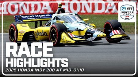 thumbnail for Race Highlights: 2025 Honda Indy 200 at Mid-Ohio