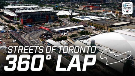 thumbnail for INDYCAR at Toronto: 360° Track Tour of Exhibition Place