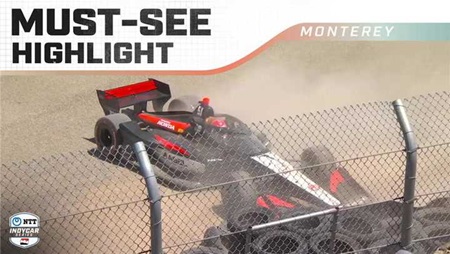 thumbnail for Jacob Abel Crashes Into Tire Wall for Early Exit