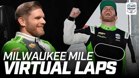 thumbnail for Conor Daly Rips Virtual Hot Laps at Milwaukee Mile