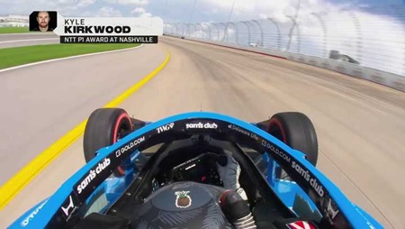thumbnail for Kyle Kirkwood's Pole Run at Nashville Superspeedway