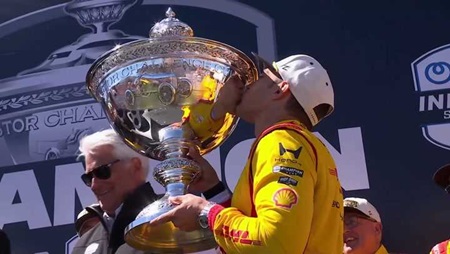 thumbnail for  Alex Palou Celebrates Fifth Championship